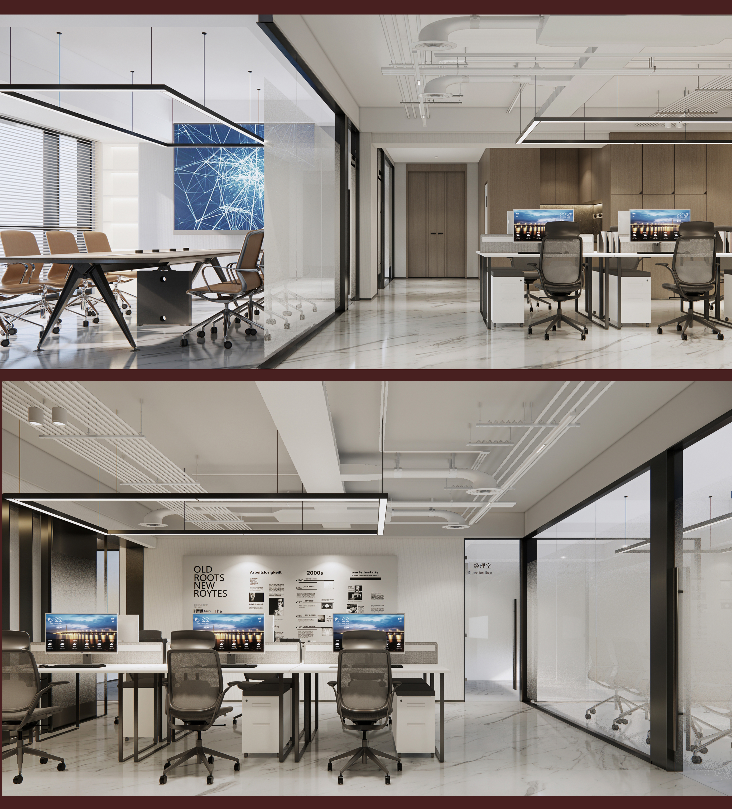 办公空间会所空间设计-7