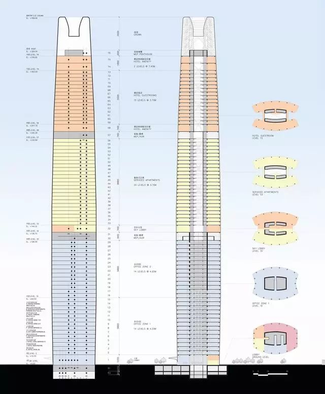 苏州绿地中心 | 环太湖新地标的室内设计解读-24