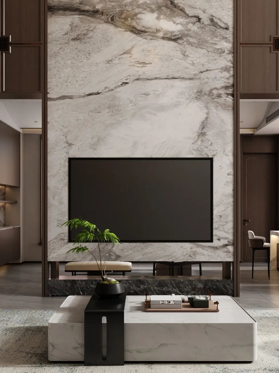 960㎡新中式别墅丨长兴城丨中国湖南丨纵向·空间设计-0