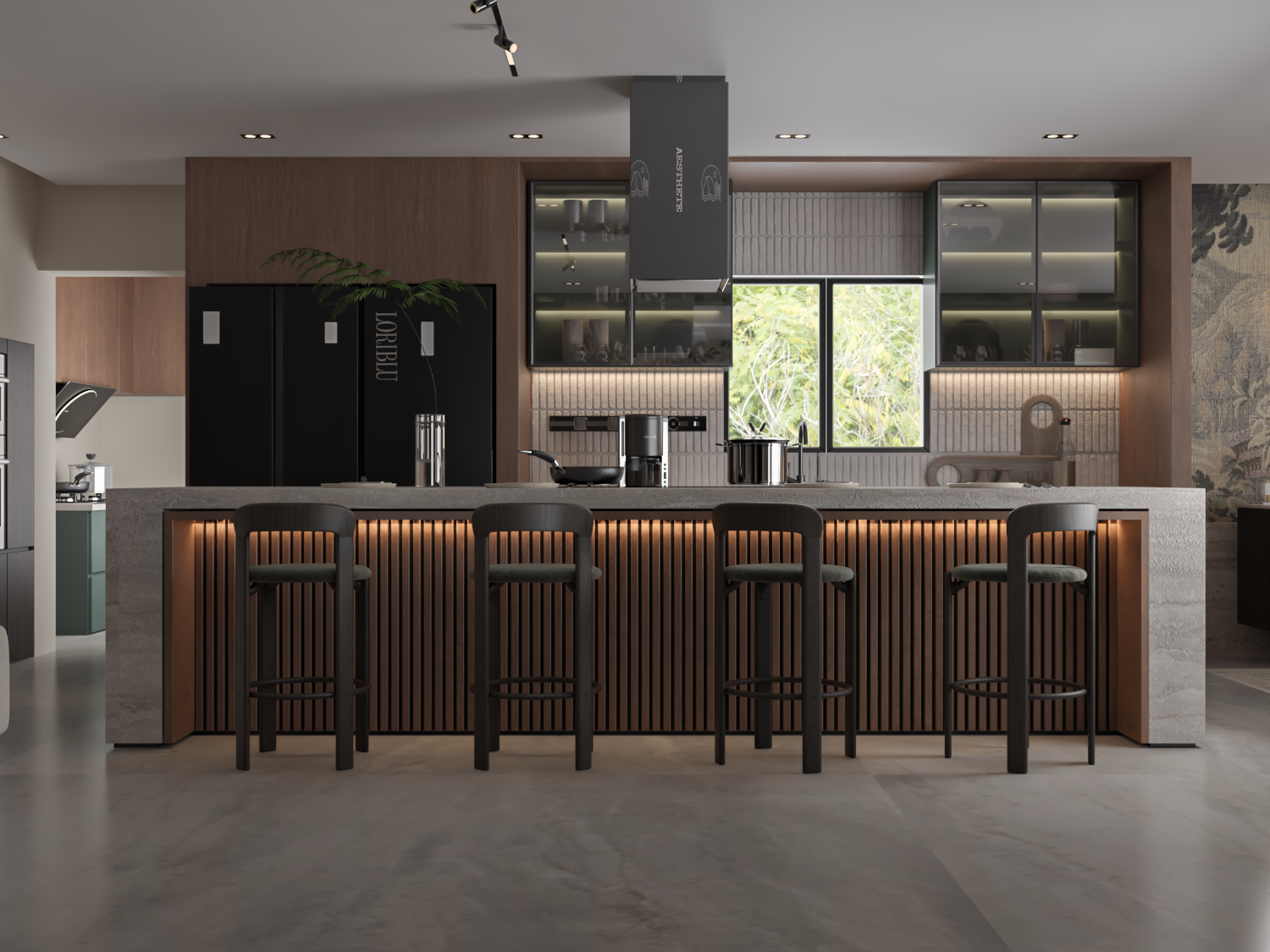 接待处与厨房丨埃及丨Nada Mohamed-6