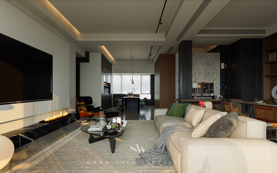 SW DESIGN  |  150㎡双人居所，邂逅现代中古的时光叠影-13