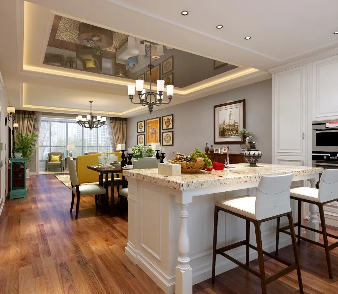 春荫园 140㎡简约美式风丨李垚设计师-24