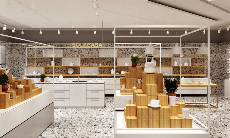 瓷器店.陶瓷店设计案例效果图2-0