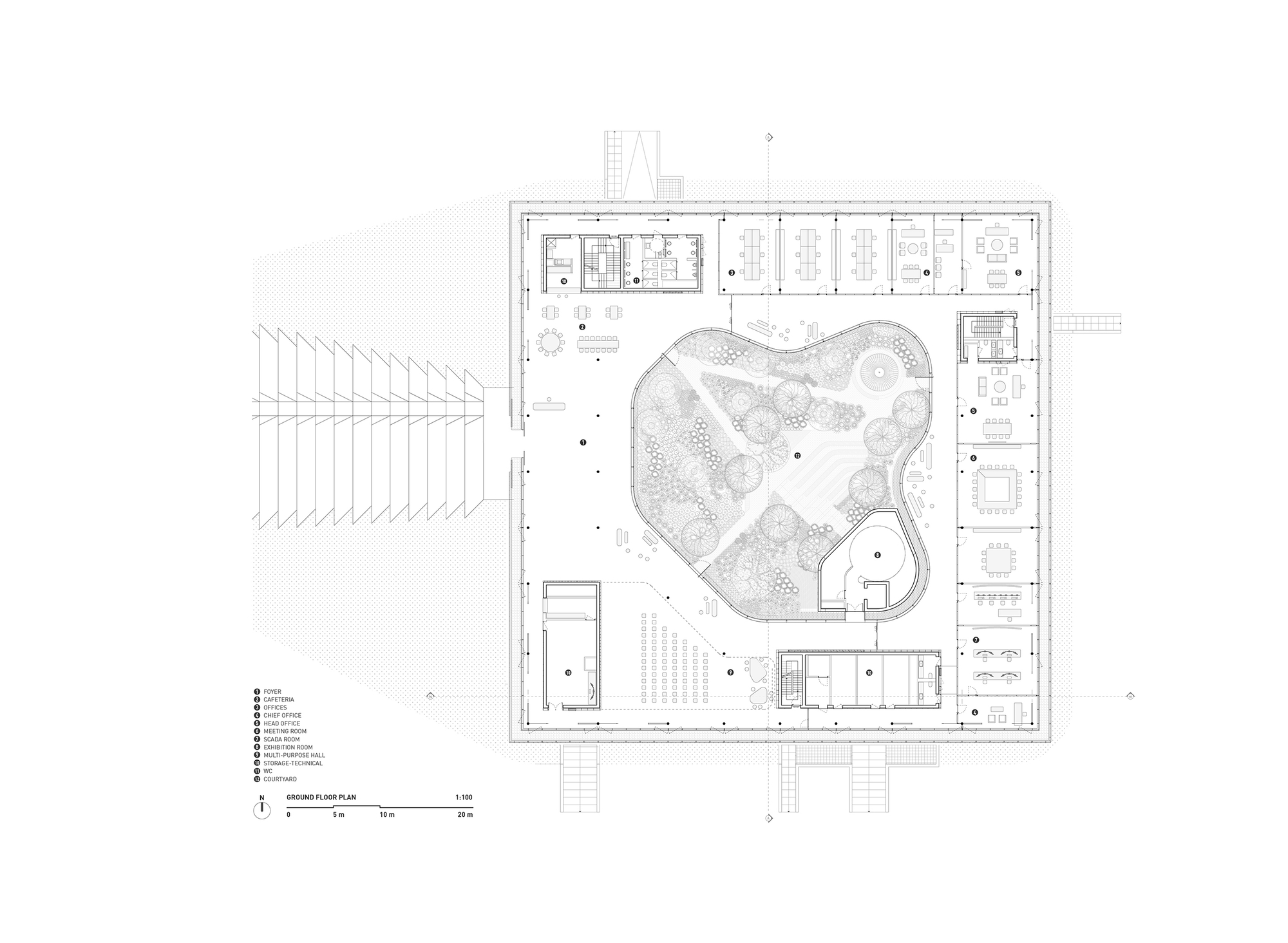 Kalyon Karapınar 1.350 MWp SPP - 中央控制大楼 | Bilgin Architects | 2023 | 土耳其-3
