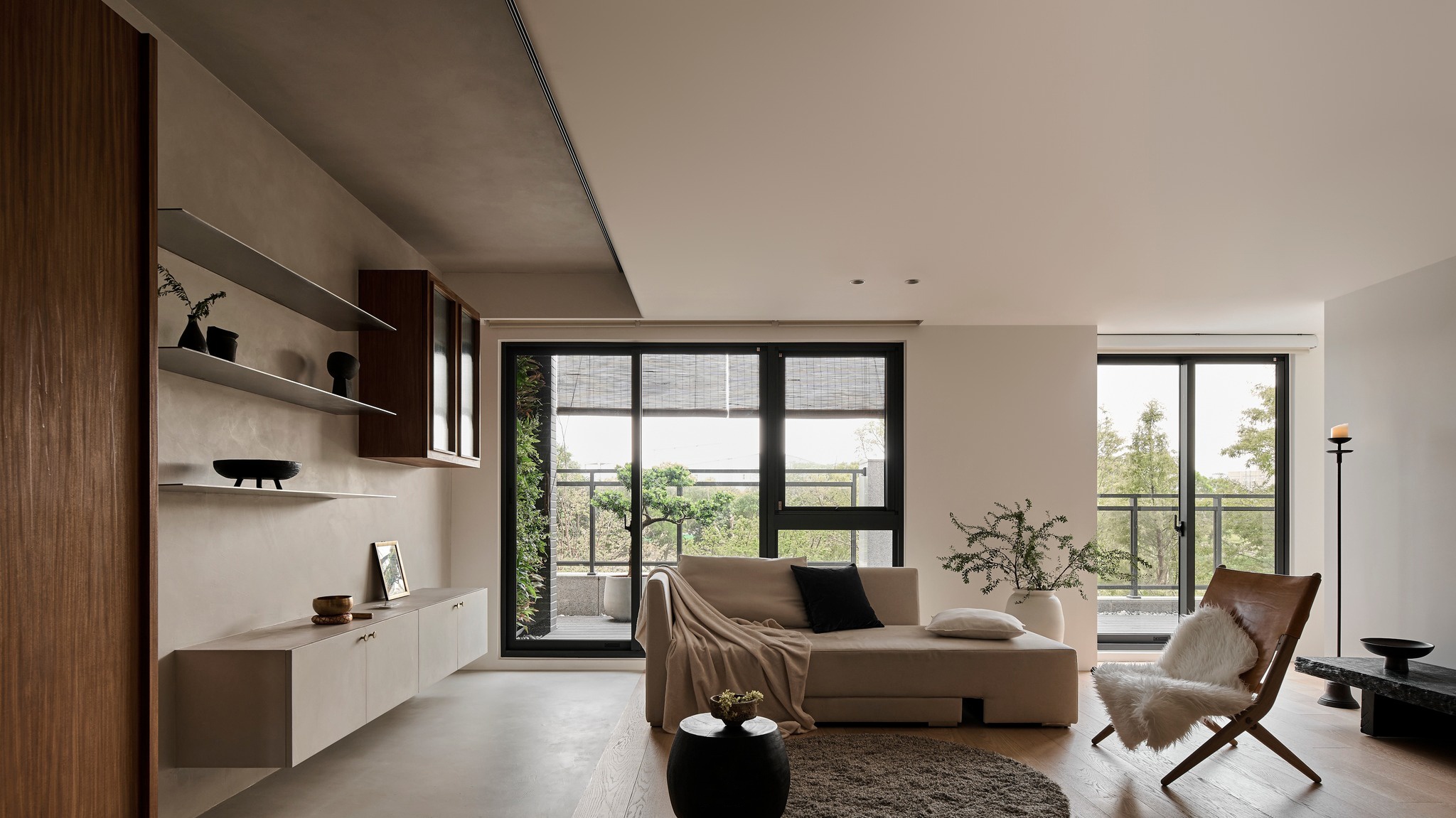 参色 · 台湾四口之家的极简栖居丨中国台北丨璞沃空间设计-5