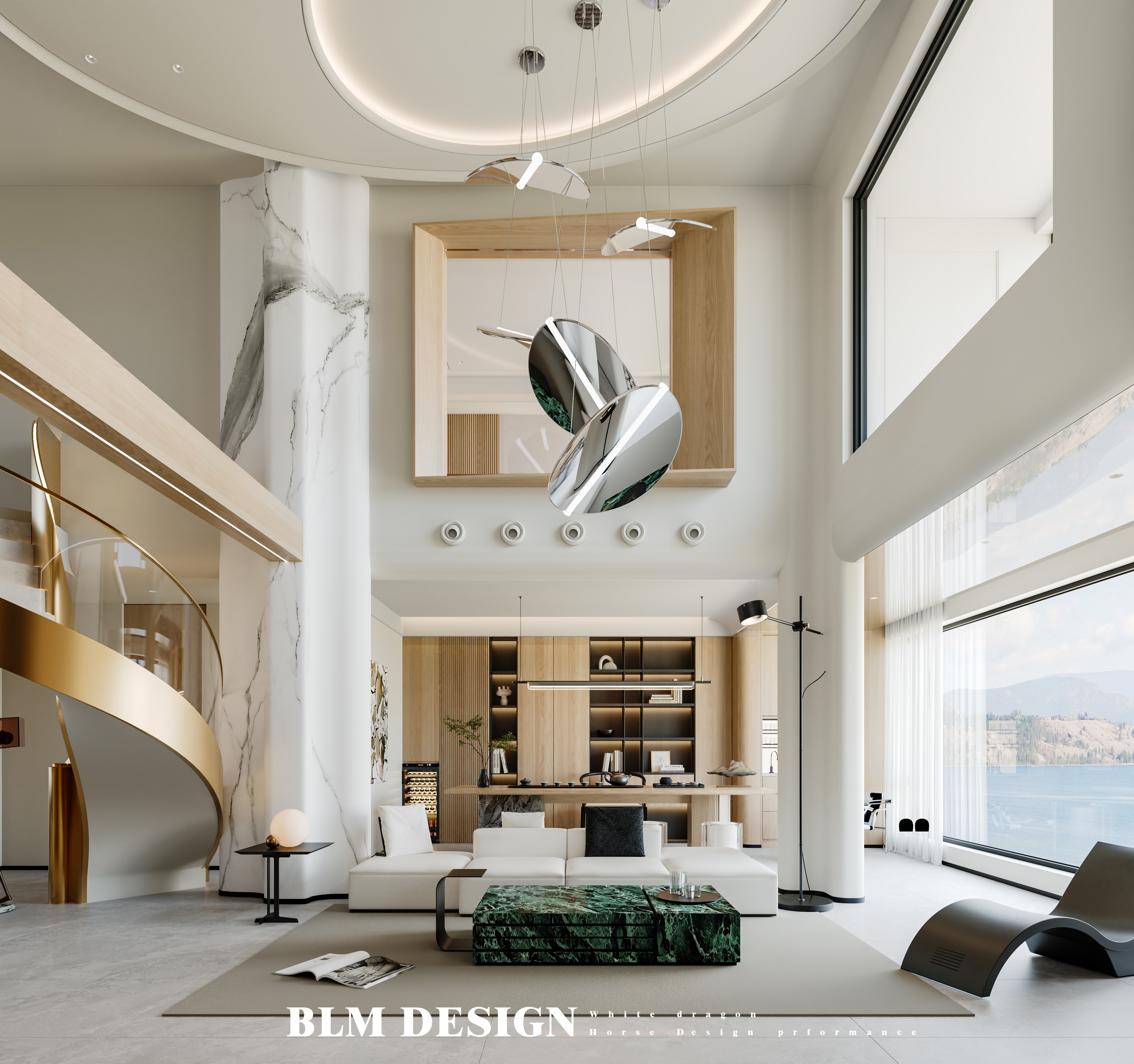 现代简约别墅案例-1