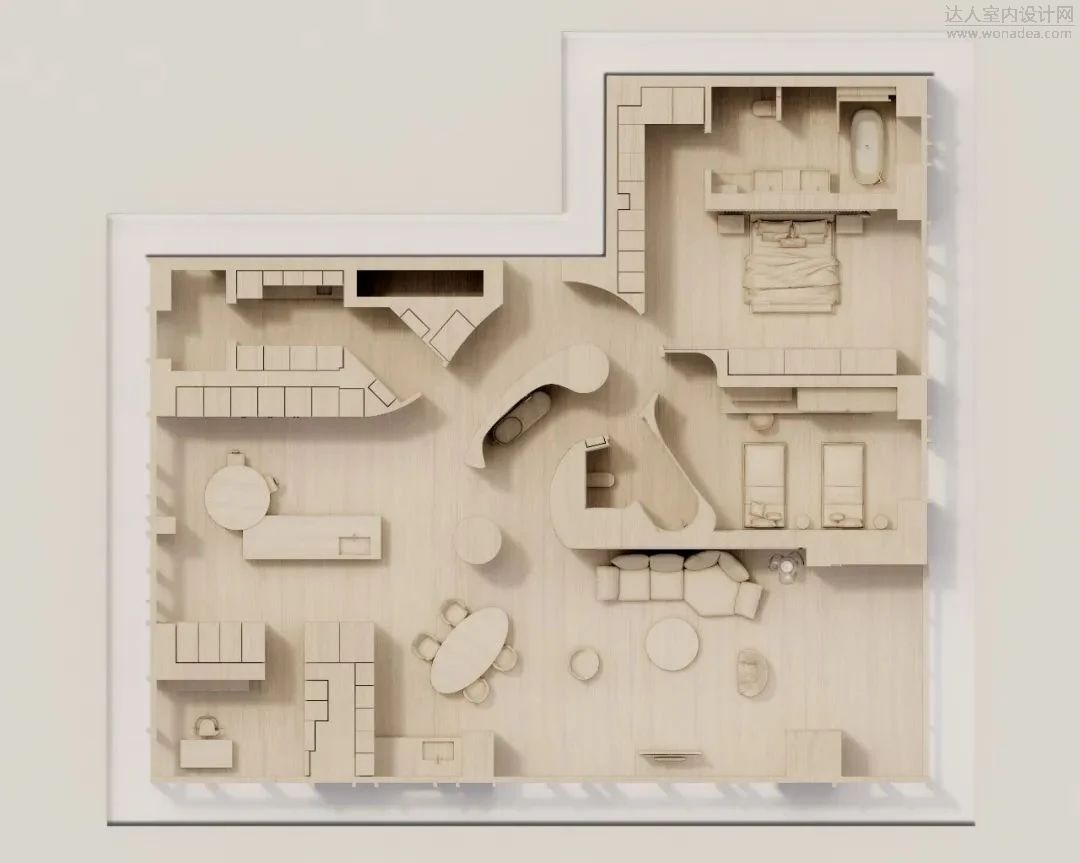 无锡蠡湖香樟园 243㎡住宅丨中国无锡丨介间建筑设计-63