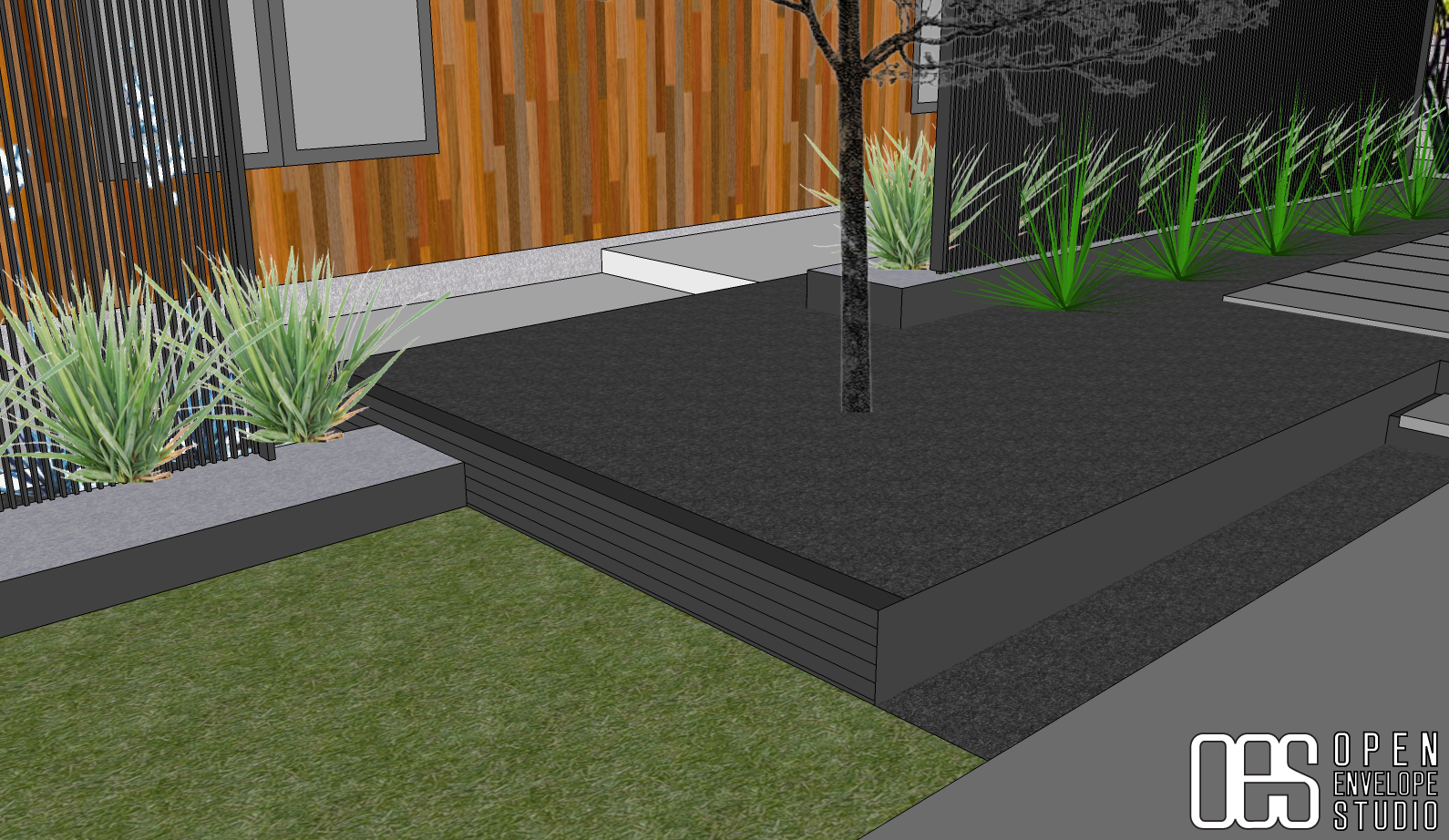 阿贝纳特住宅 | 现代简约的庭院景观设计-29