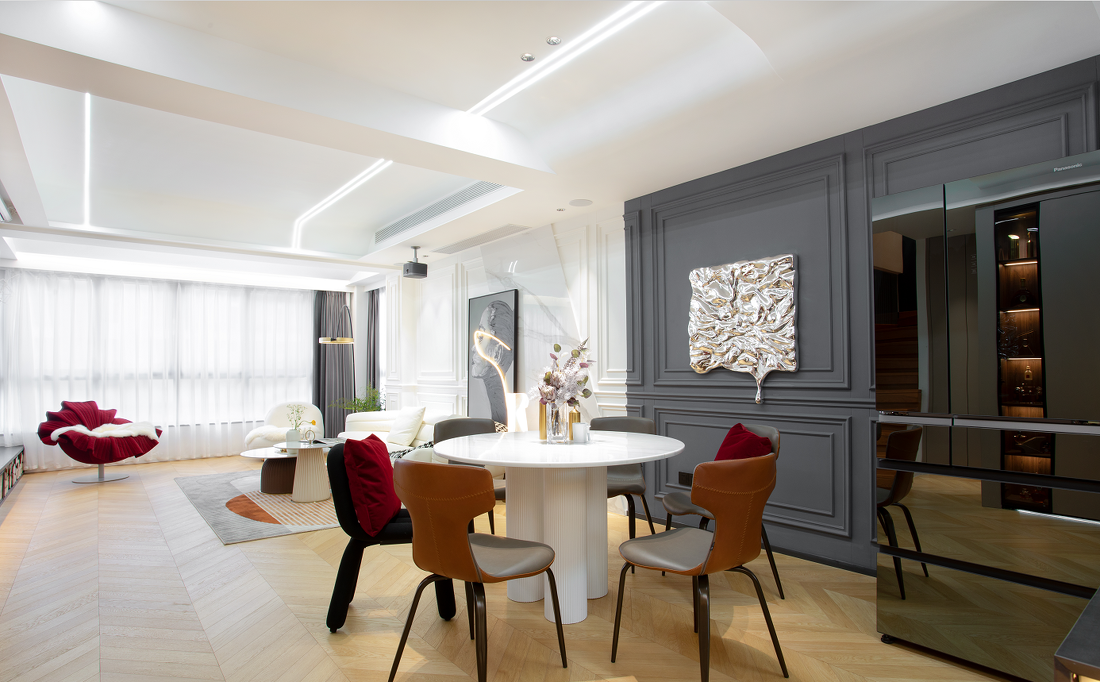 巧用移动墙板,打造半熟开放式厨房-18