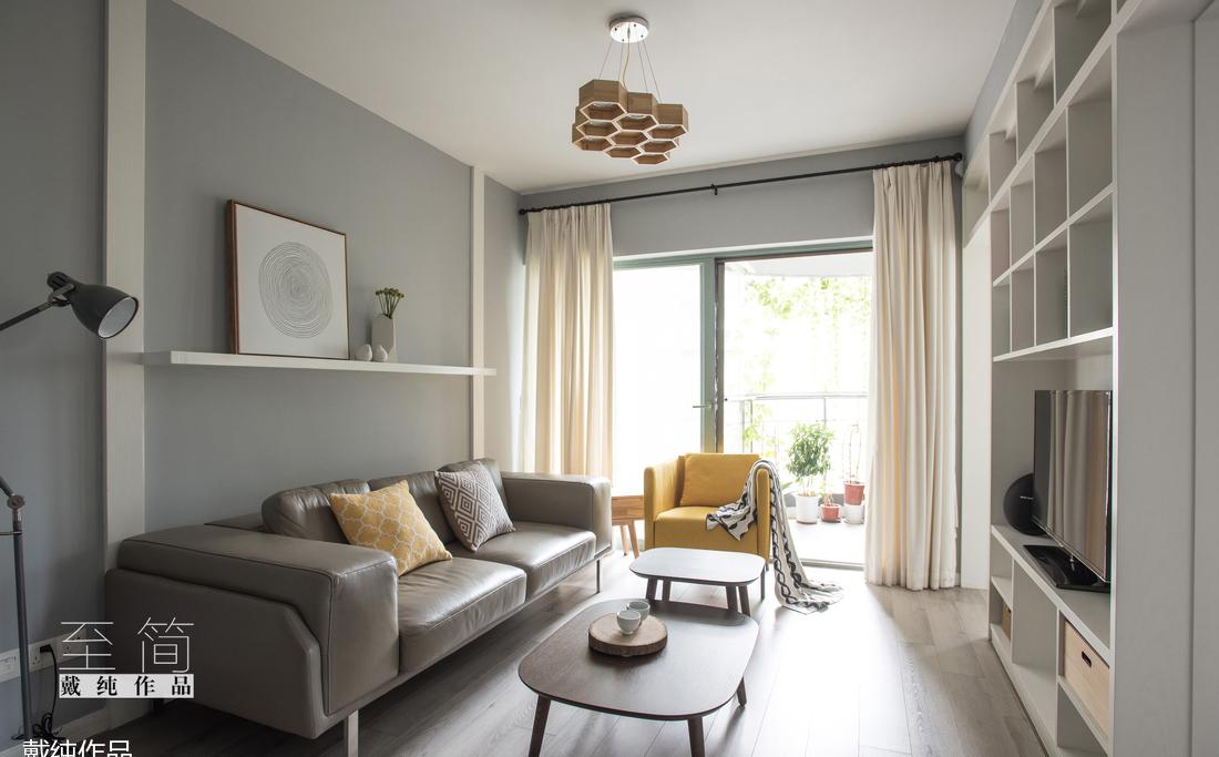 极简至美 | 双人工作台与无收纳空间的家居设计-2