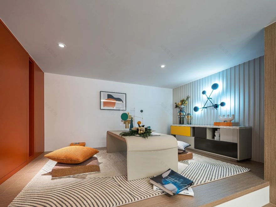 年轻主义审美化 | 青岛和达智慧生态城 LOFT 样板间设计-24