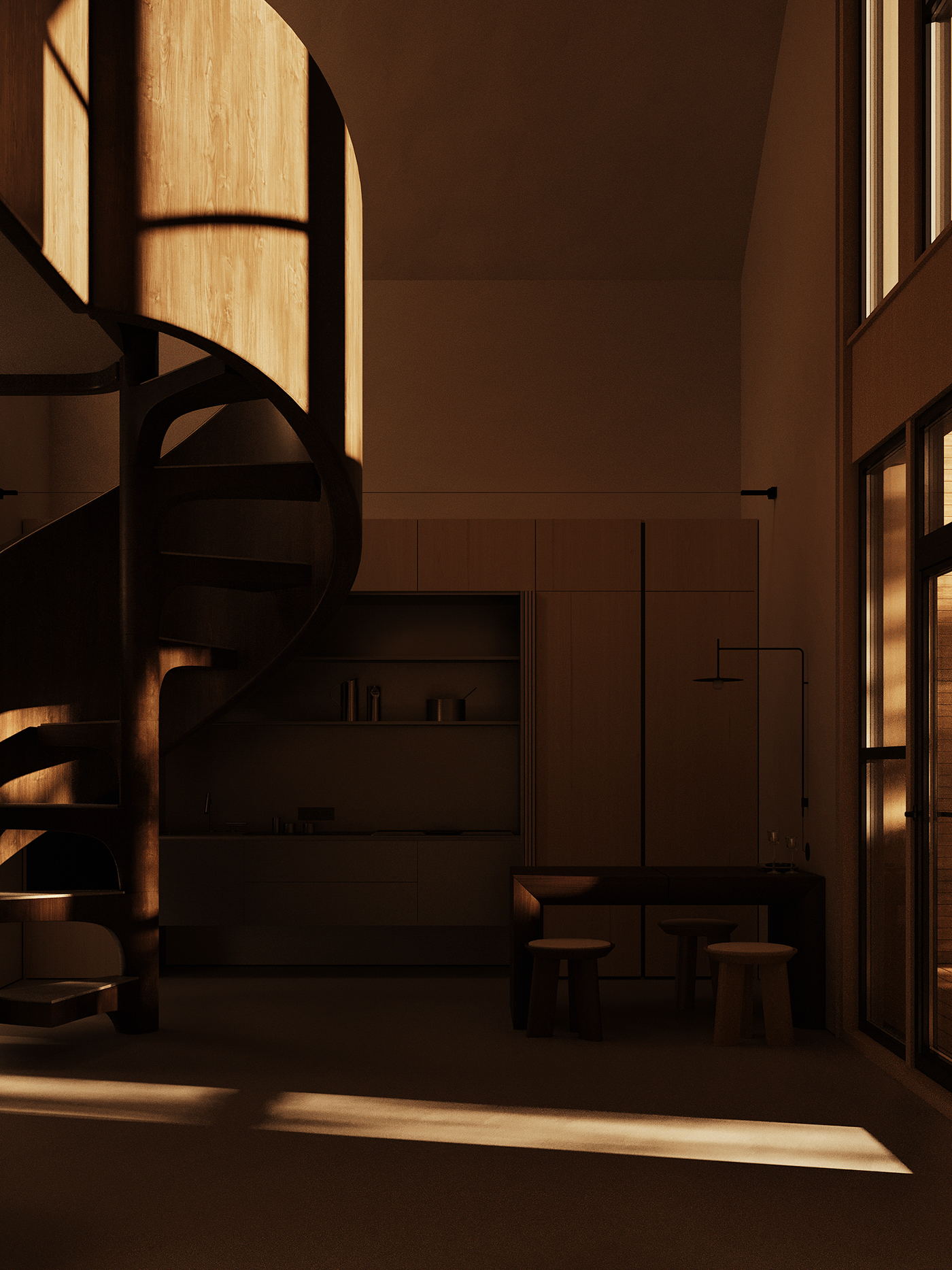 中性色系公寓设计 这也太高级了吧-8