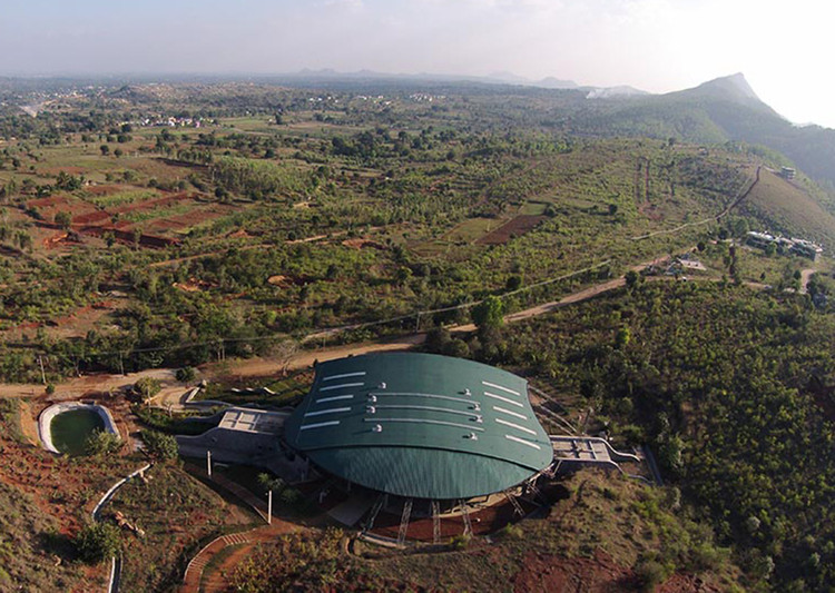 印度农村山谷中的创新科学教育礼堂-19