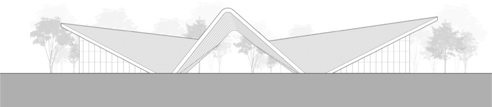 阆中赛城游客中心 | 山水间的现代飞翼-74