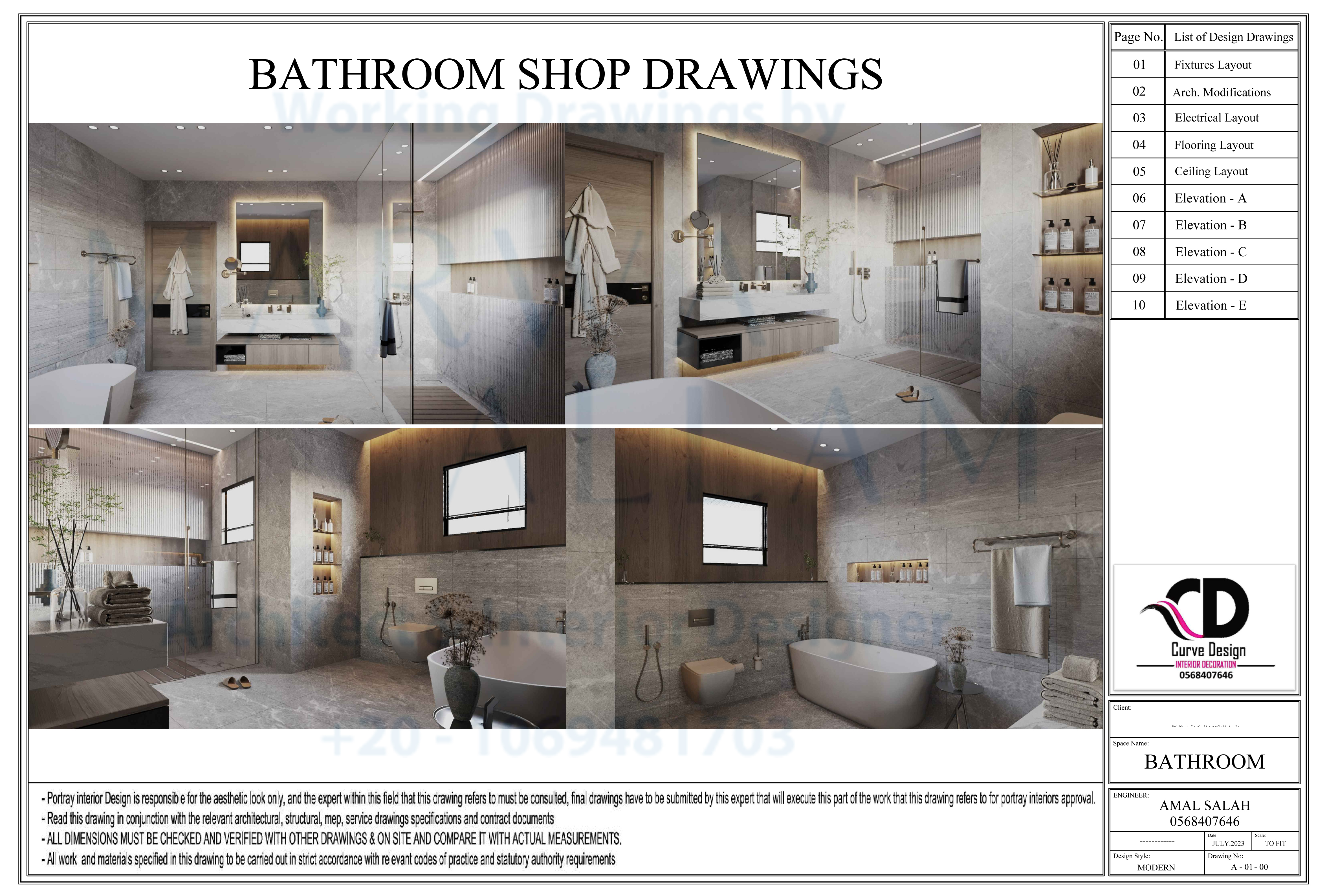 BATHROOM WORKING DRAWINGS-1