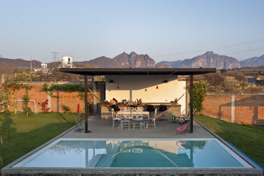 墨西哥 Tlayacapan 的现代私人住宅-30