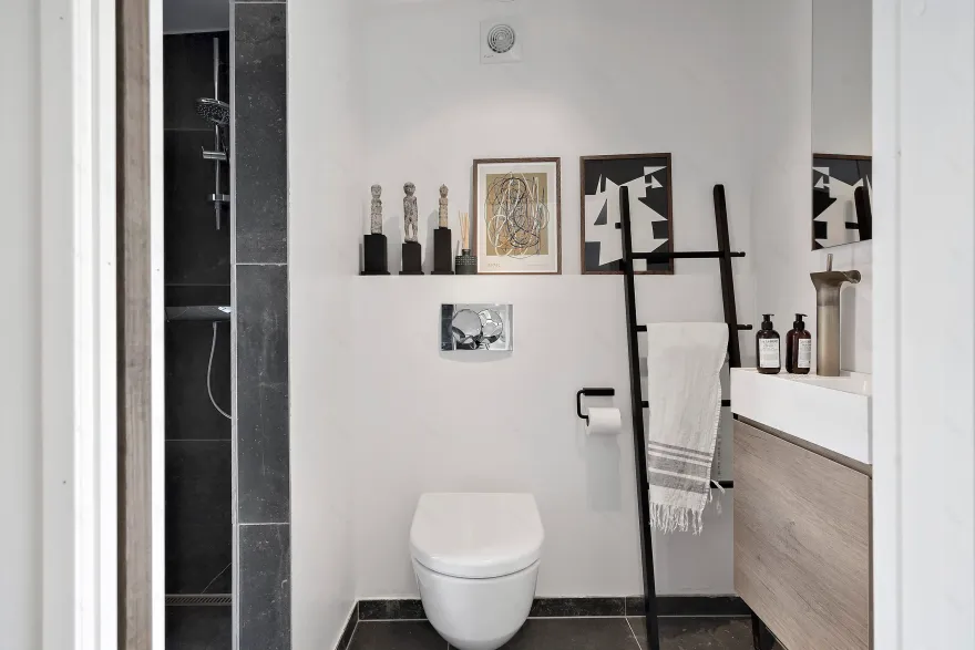 丹麦海滩风格木质别墅 | 厨房岛与舒适生活-20