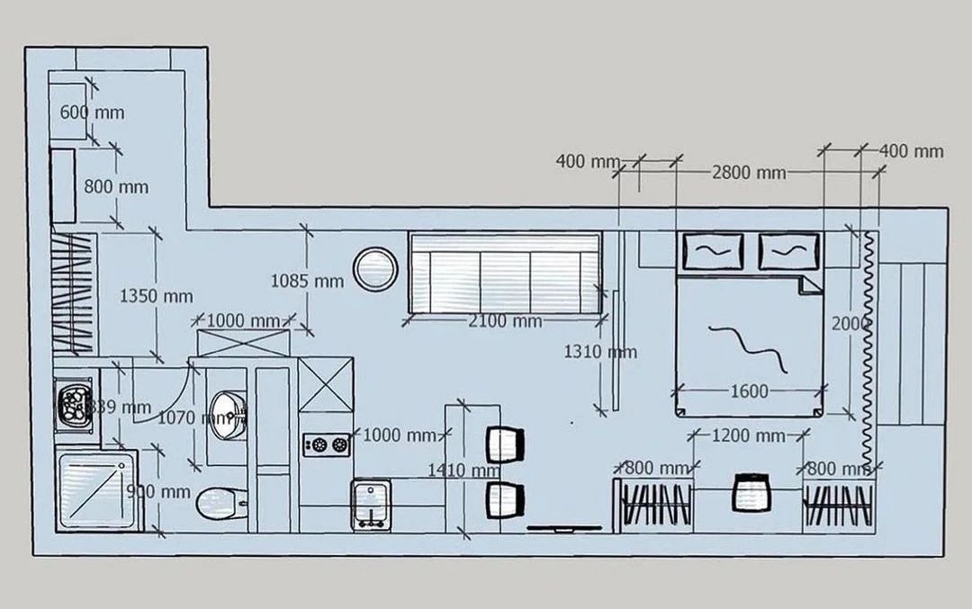 32㎡舒适小宅设计-6