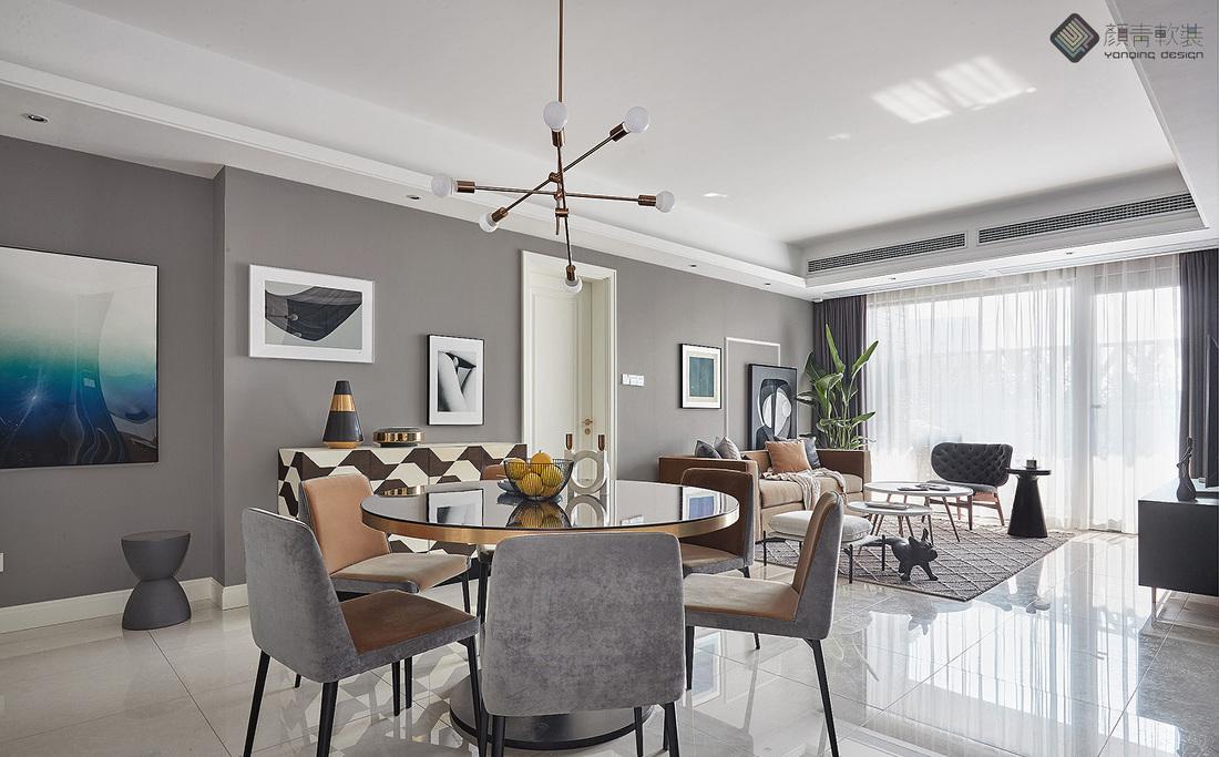 开放式客餐厅设计,打造精致和谐家居空间-2