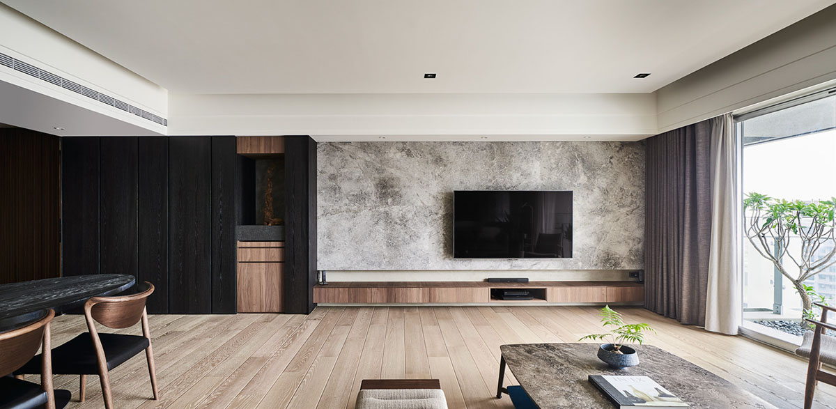 现代舒适的 132㎡原木风住宅-8