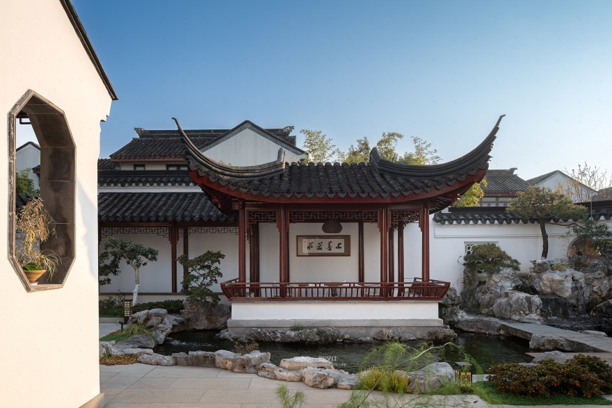 藏在苏式园林里的360㎡极简家丨中国苏州丨一道设计-3