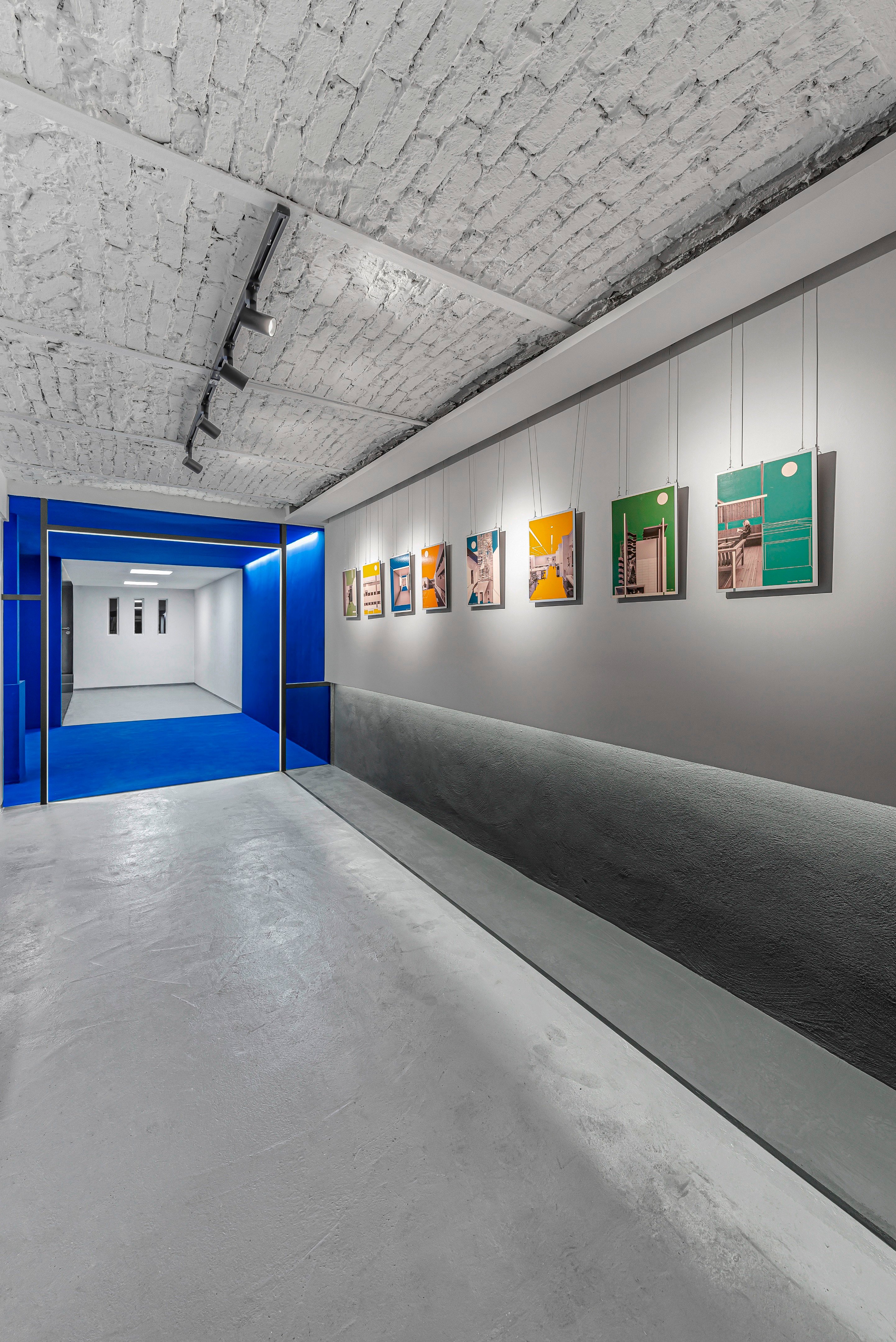 蓝色立方体办公室丨伊朗德黑兰-31