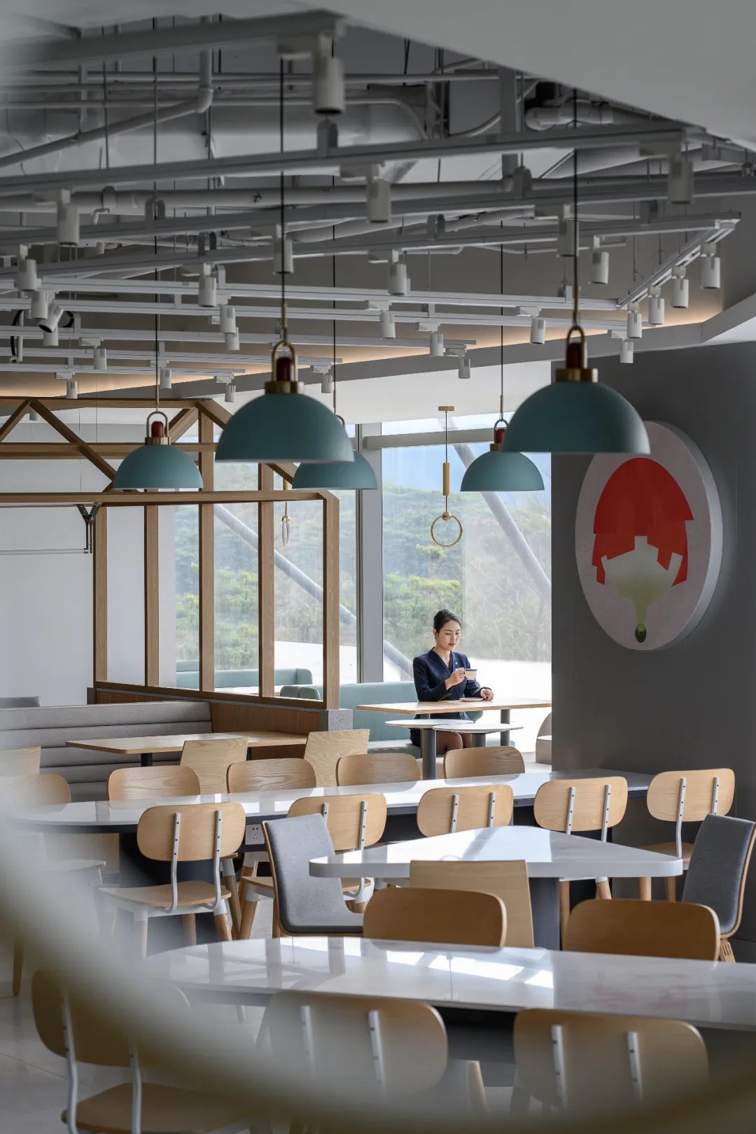 深圳李宁总部员工餐厅丨中国深圳丨叁上叁设计团队-24