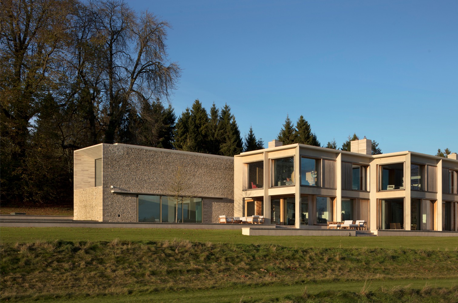 汉普郡住宅 | 融入自然的双层景观之家-27