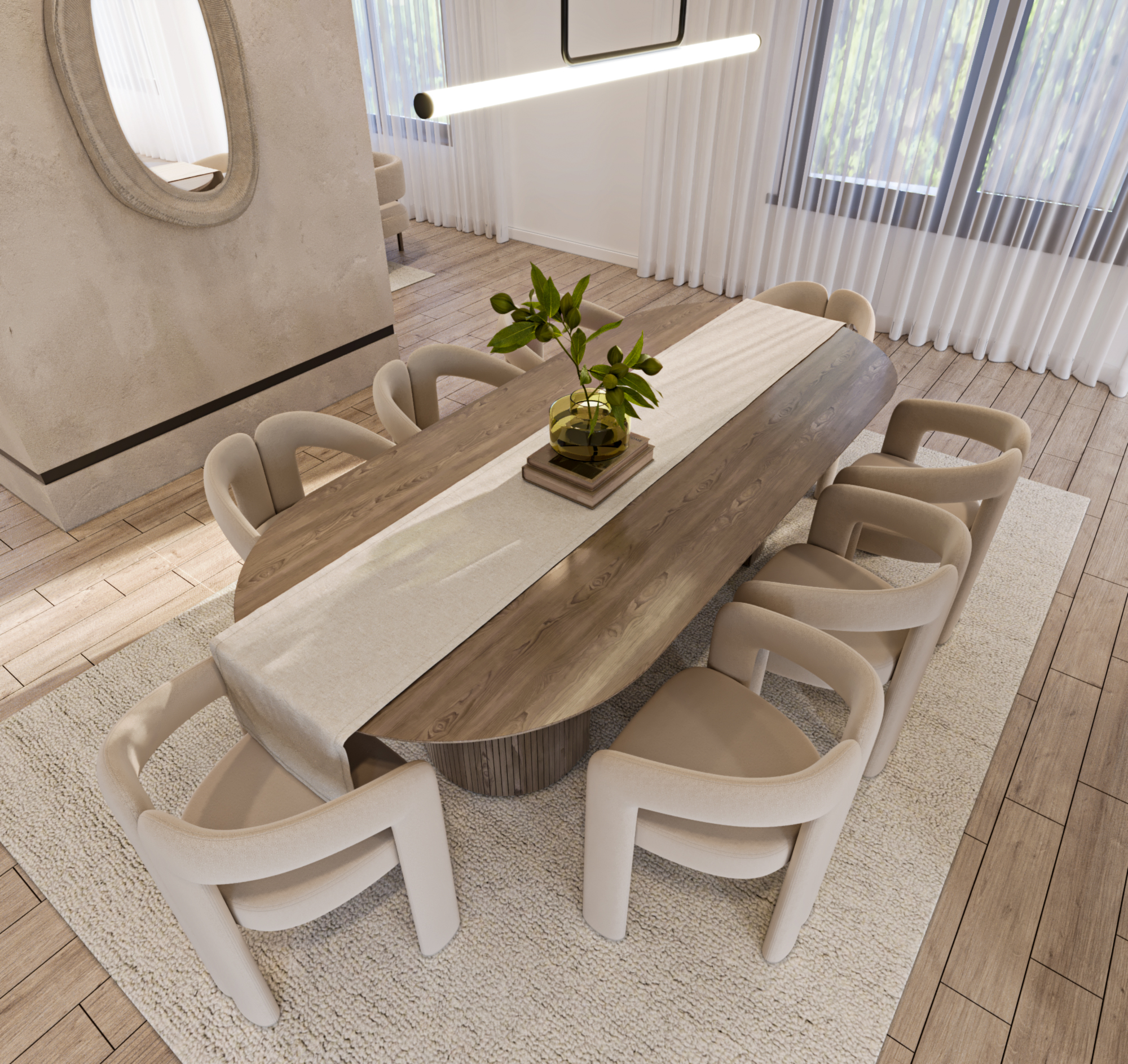 Main Floor Minimal Design(现代简约首层设计)丨美国丨Nourhan Azzaz-13