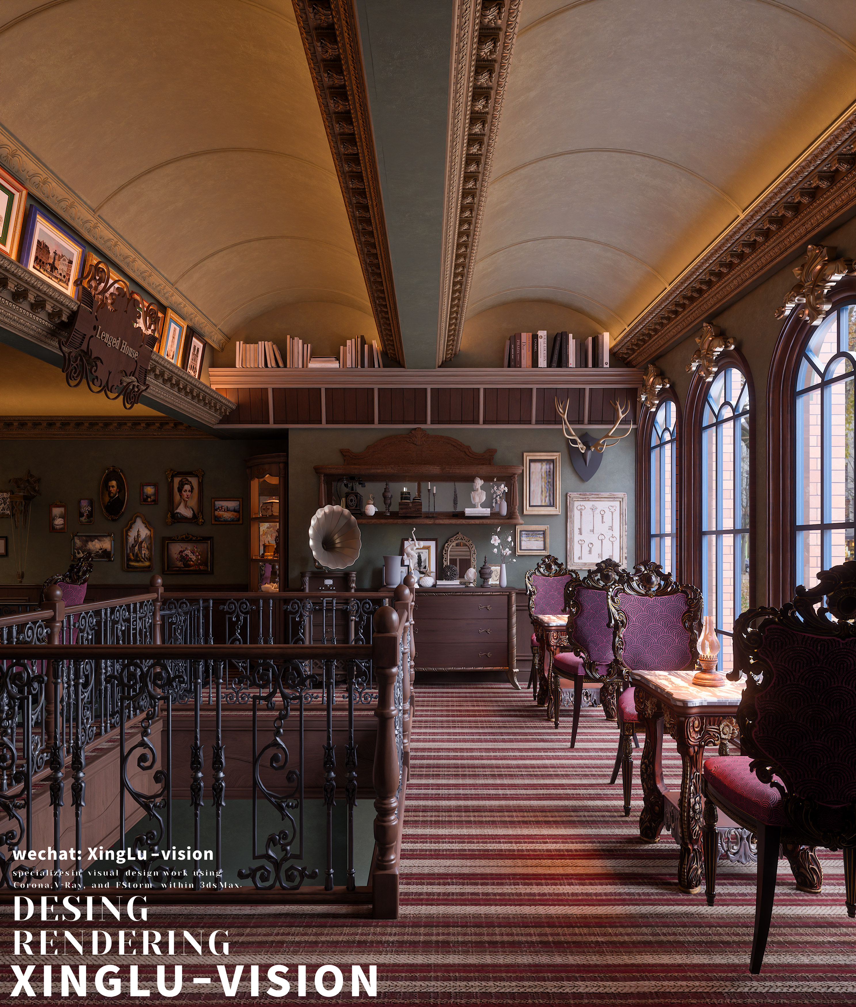 近期渲染·酒吧丨星路视觉-16