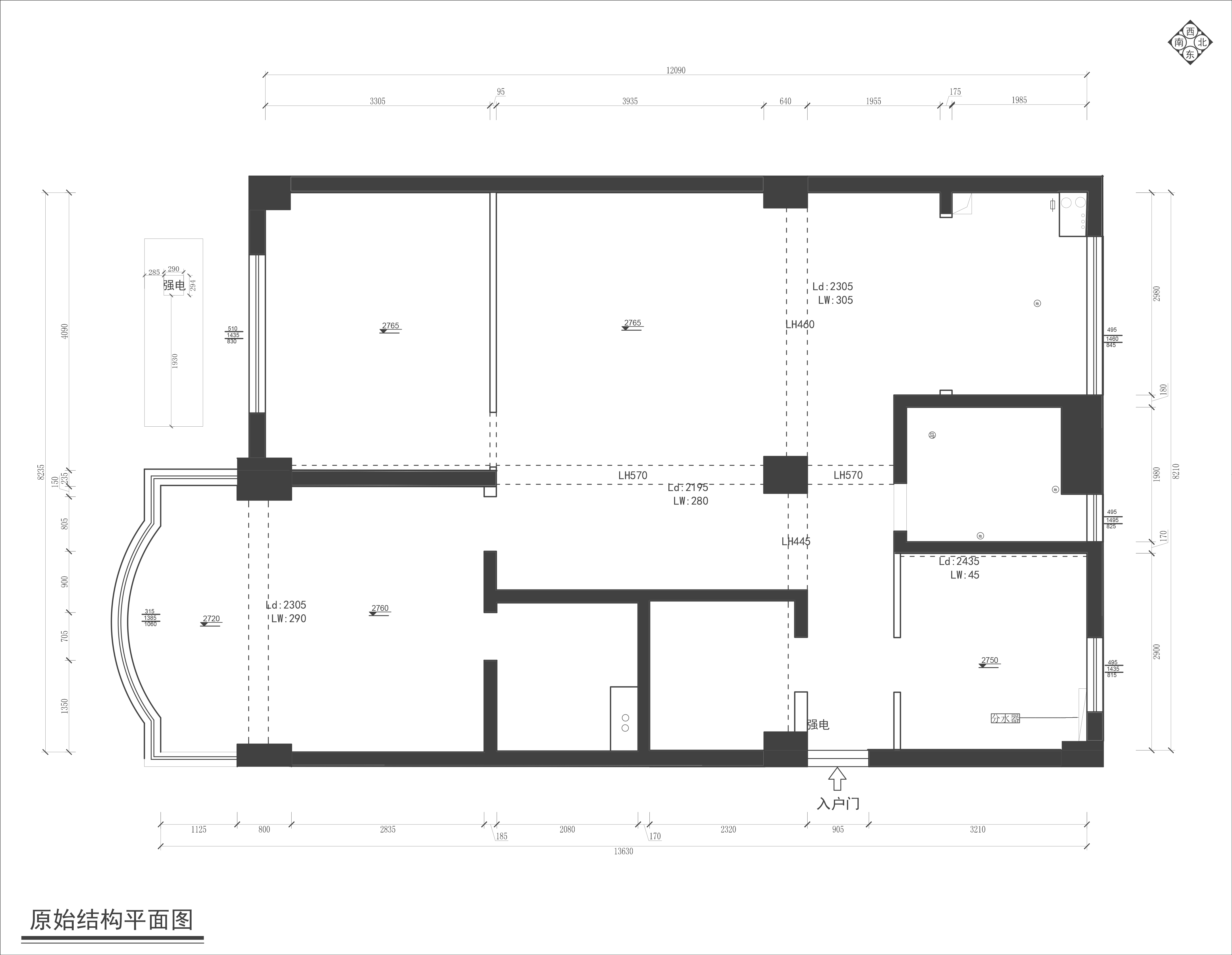 酷鱼主张设计，简约现代风格 ，旧房改造                     -0