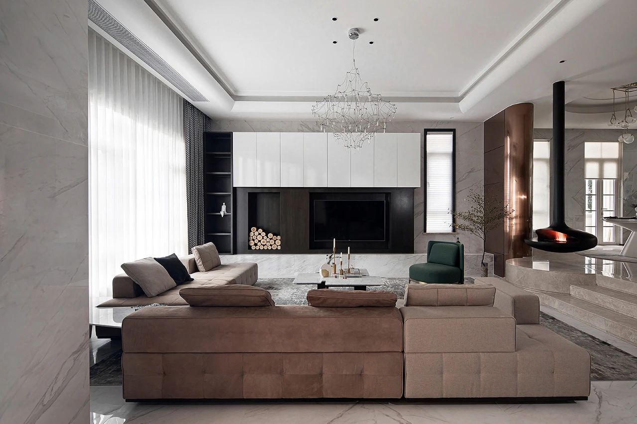 杭州钱塘江畔诗意别墅丨中国杭州丨尚层装饰(北京)有限公司-8