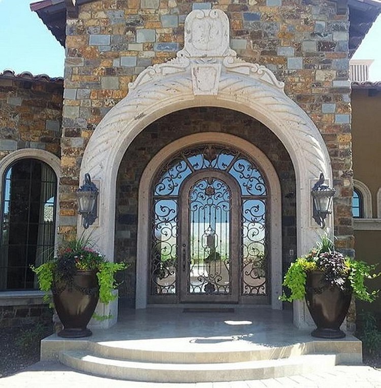 各类风格的门廊  阳台设计项目-89