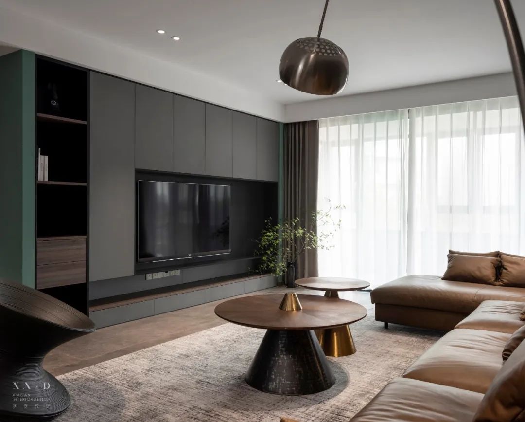 苏州玲珑湾 190 平私宅设计,金属元素与色彩点缀的个性空间-38