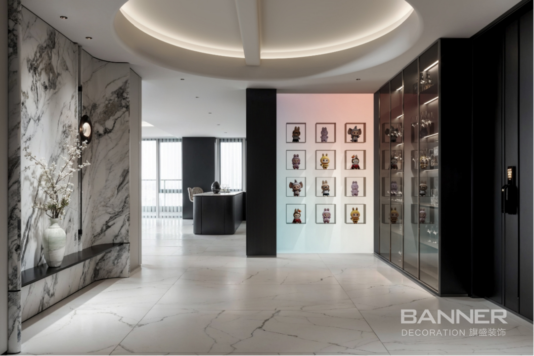 王海东300㎡法式现代:黑白之间 自有诗意丨中国西安-21