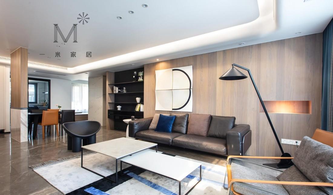 平层丨【一米家居】舒适温暖与空间的幸福对话-9