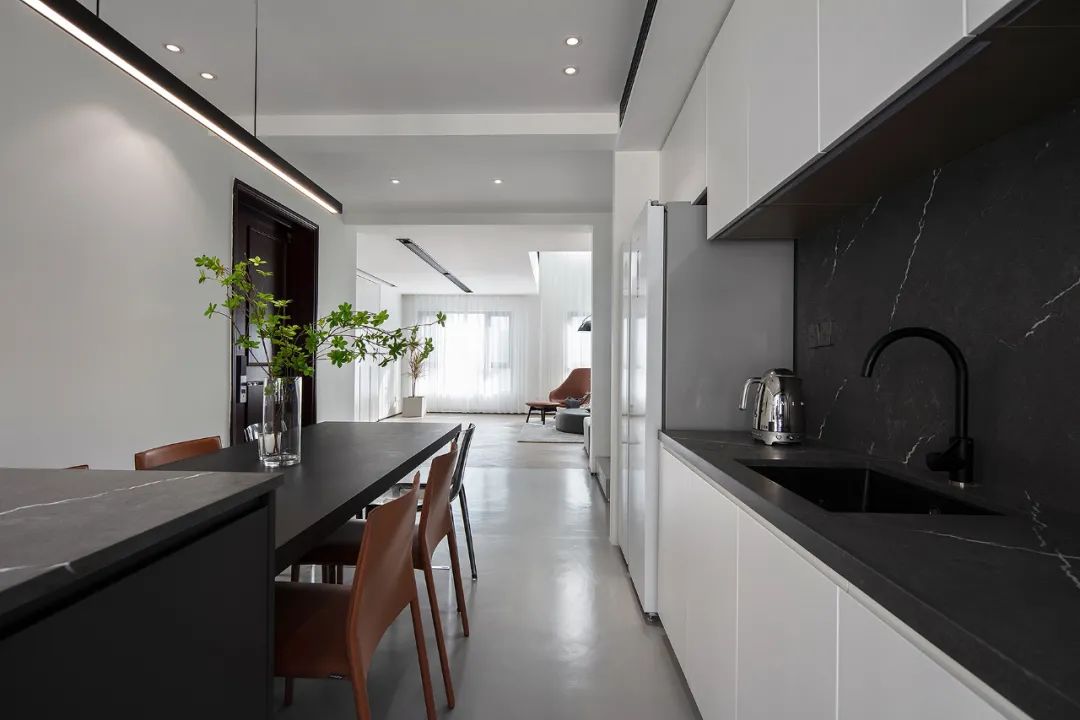 苏州湾天铂 180㎡复式叠墅，极简主义风格打造无界生活-16