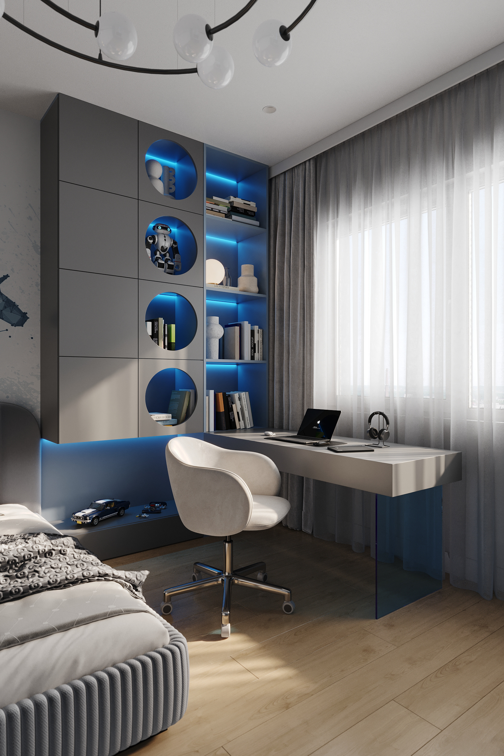 迈阿密两层住宅设计丨美国迈阿密丨Olya Markova-33