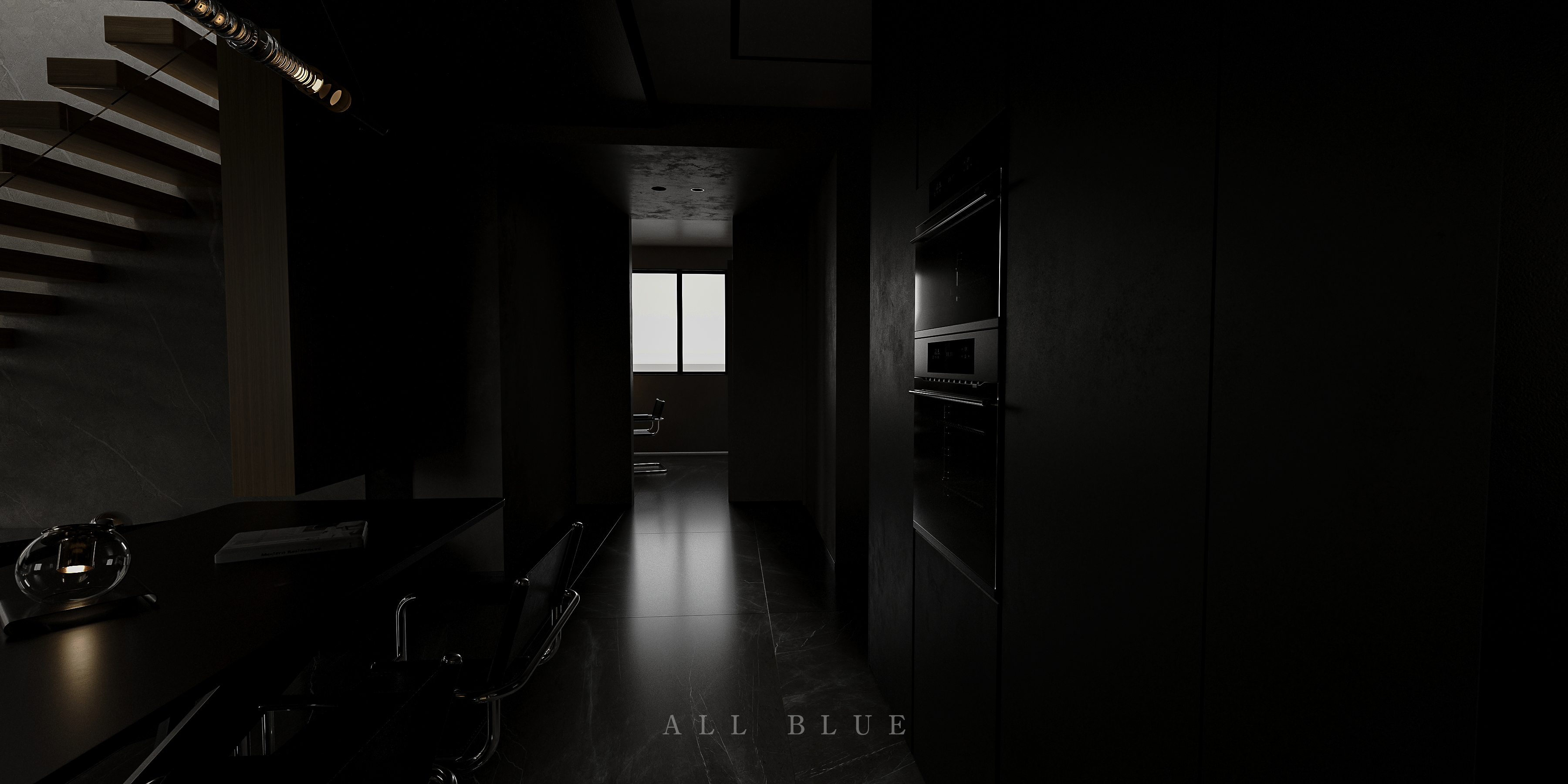 暗黑风格-室内空间渲染-5