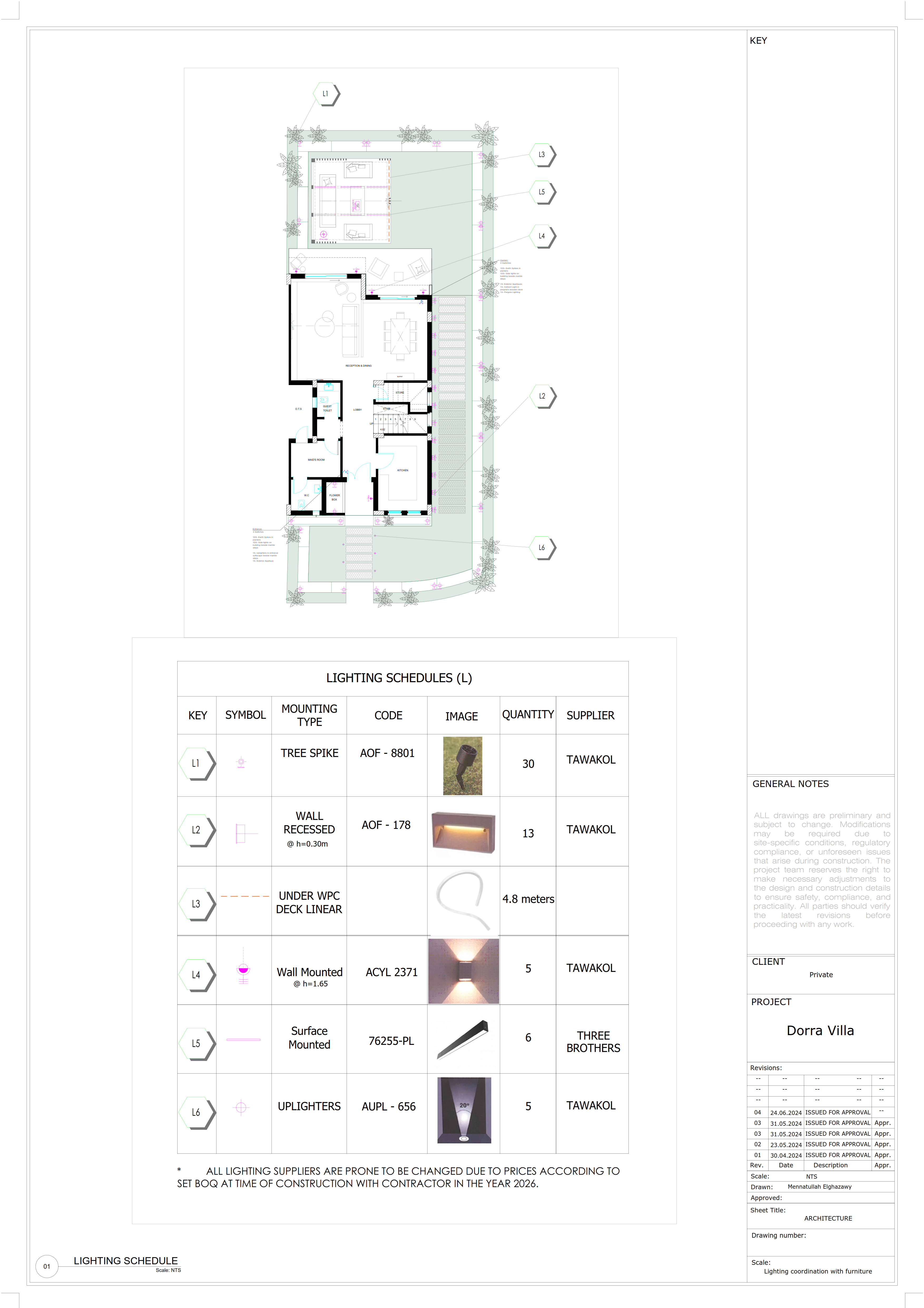 Villa Landscape Proposals and Technical Package-12