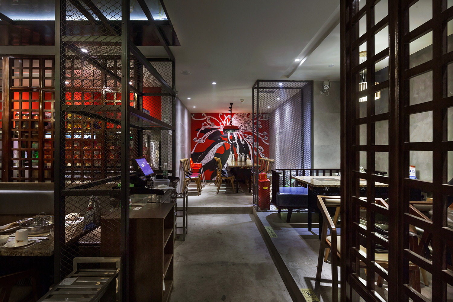 主题餐厅设计·黄记煌：菊庭，喧嚣城市中的一片净土-23