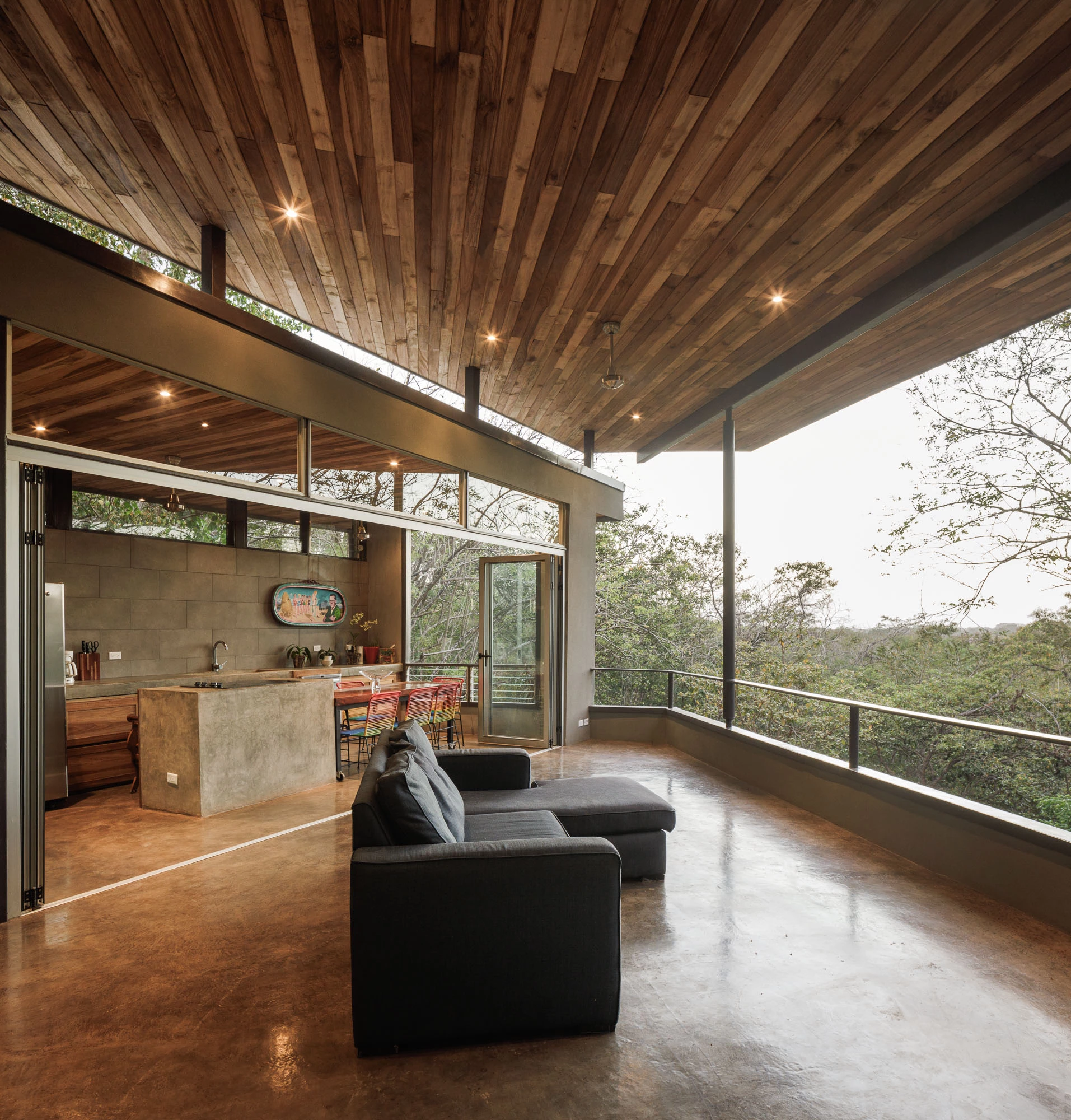 悬浮叶屋 · 绿色走廊中的生态住宅-21