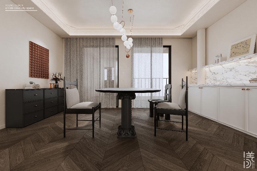 现代轻法式三代居丨深圳漾空间设计有限公司-36