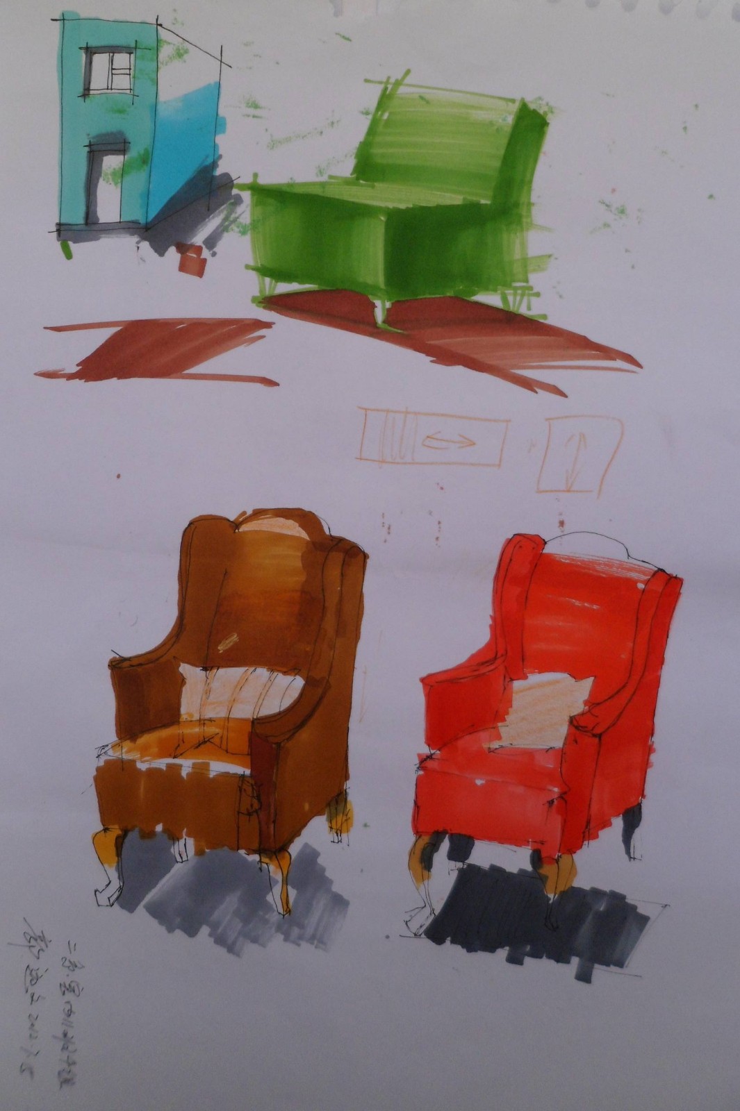 WYD+无影——几年前在特训营的手绘线稿单体-2