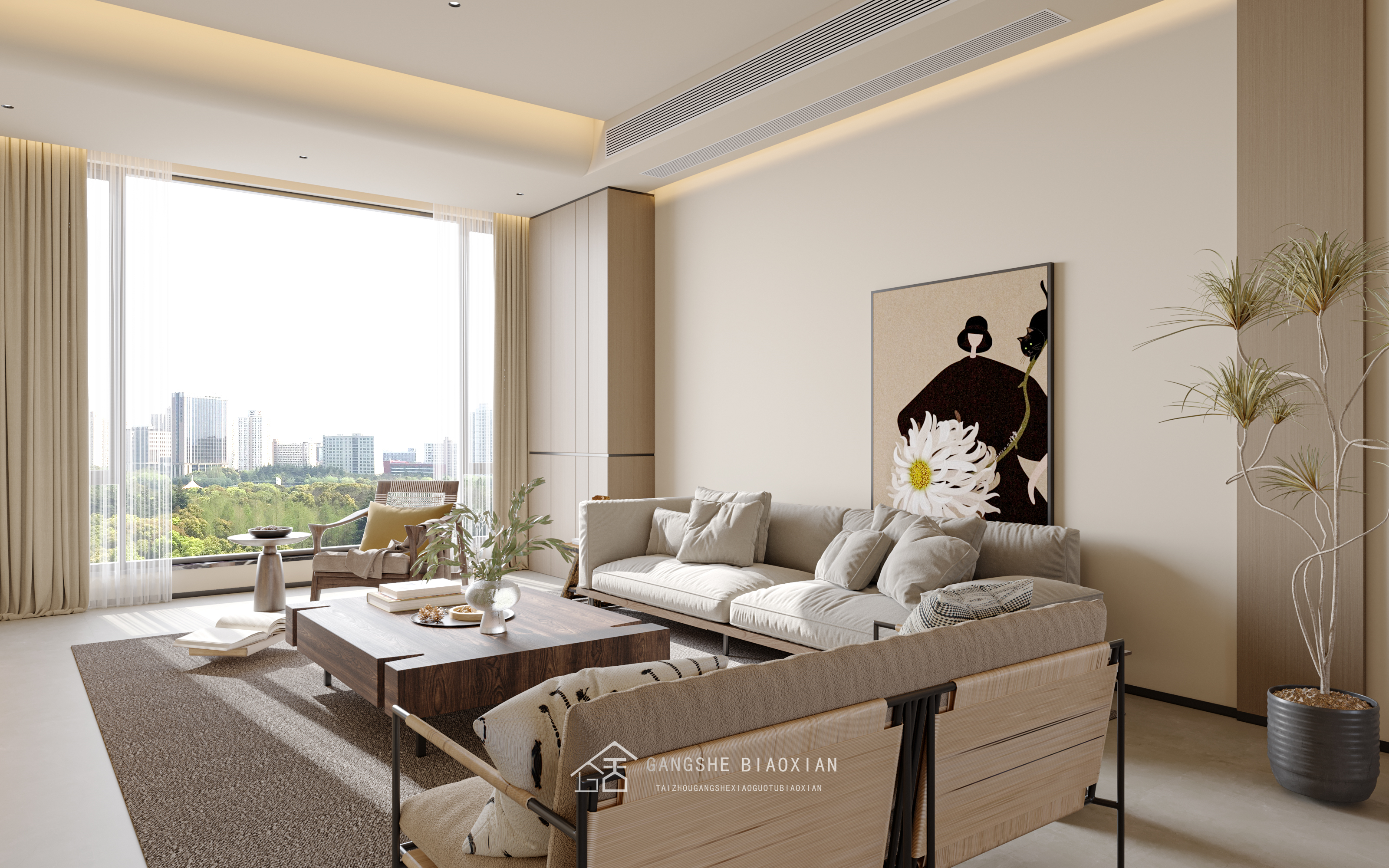 三月家装效果图合集丨冈舍效果图中端组-14