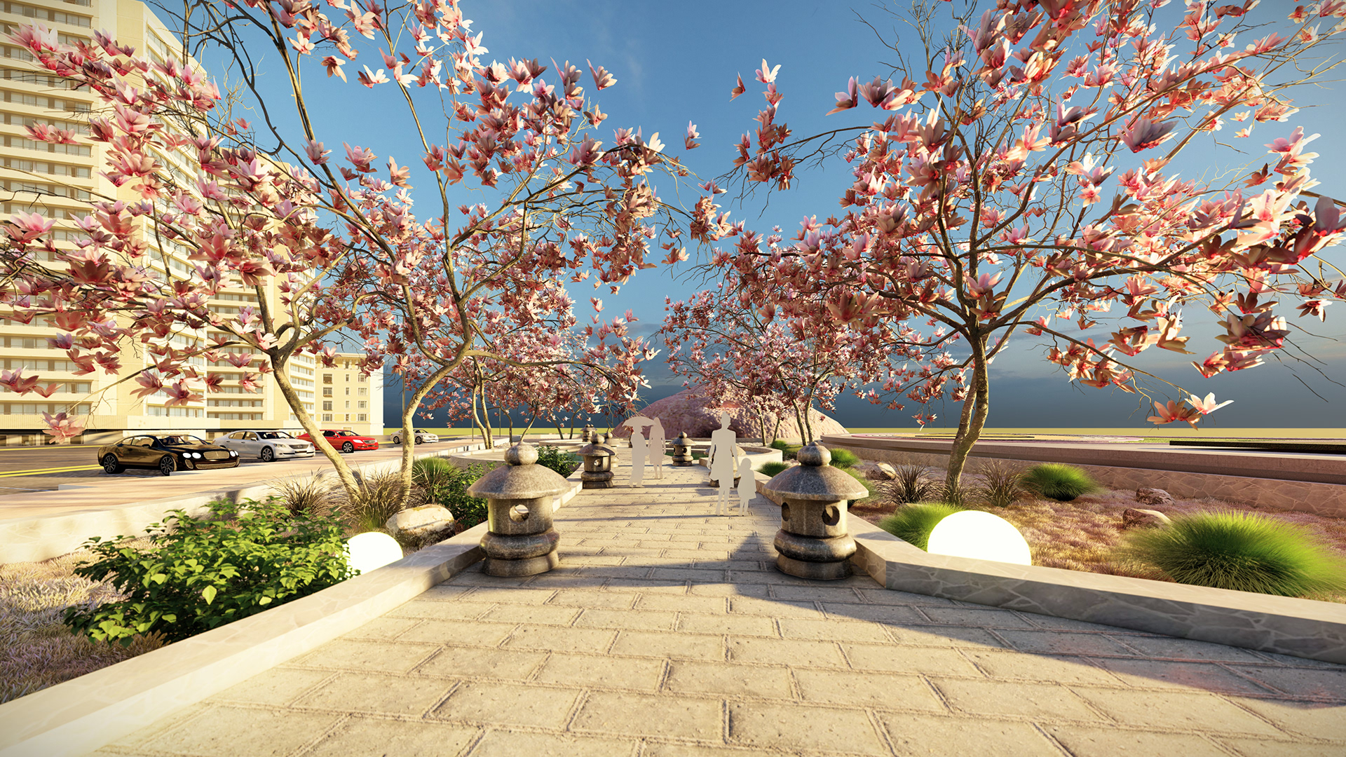 日本公共公园，樱花花园丨saria Bek-13