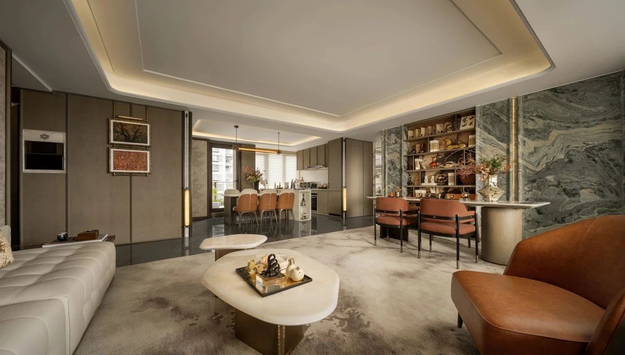 122·3㎡山湖雅奢样板间丨中国福州丨北京栋三尺设计有限公司-37