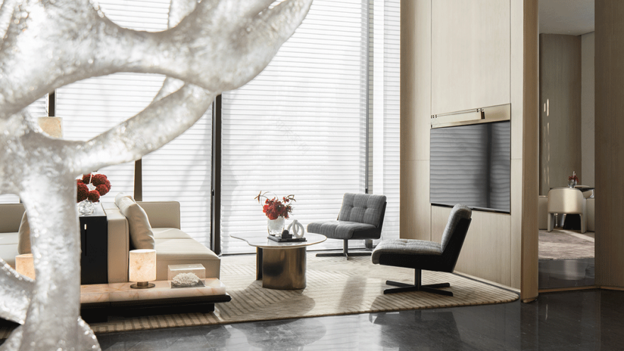 西安金地清峯上售楼处丨中国西安丨YuQiang Partners 于强室内建筑师事务所-25