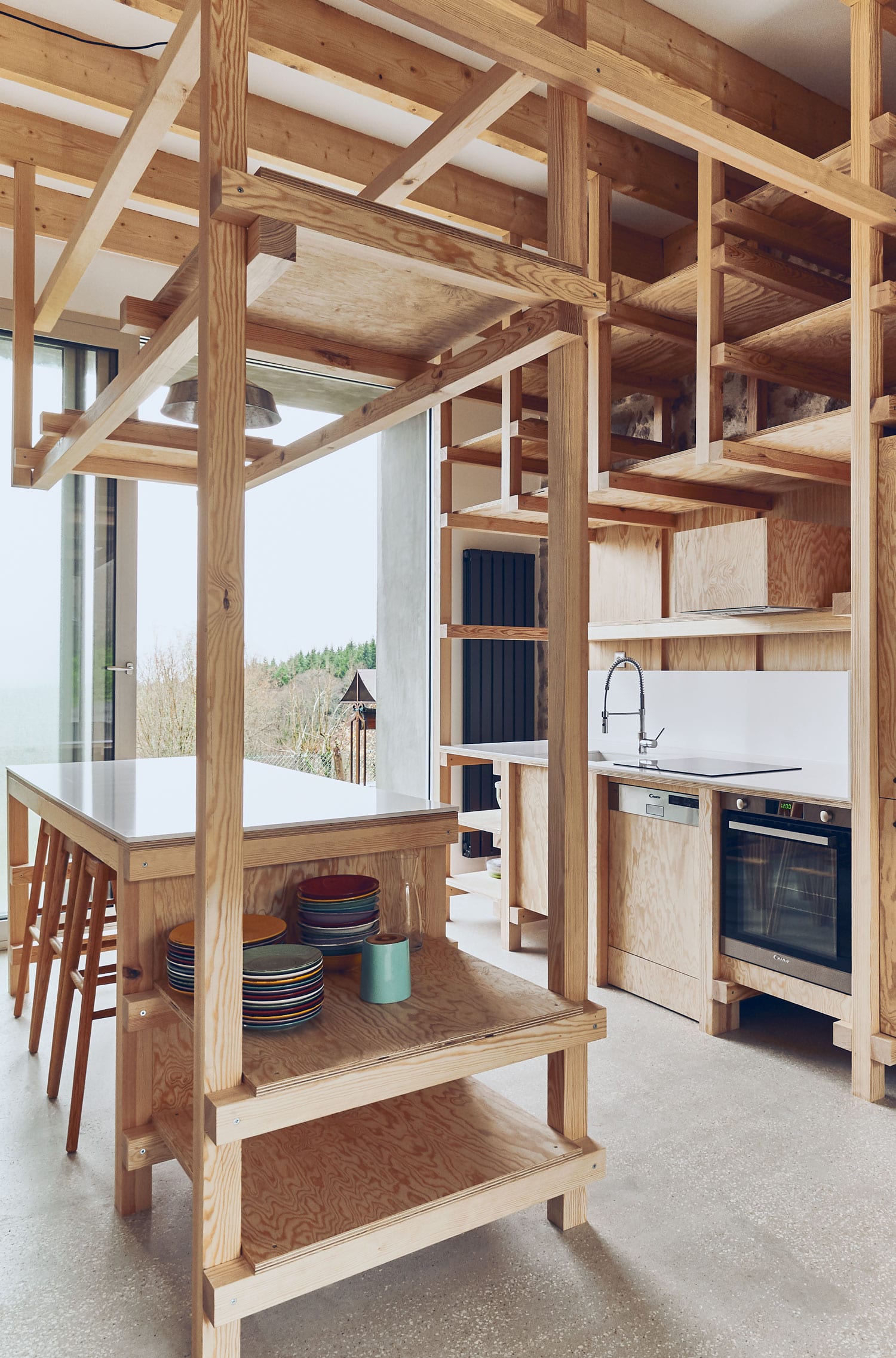 法国古老谷仓变身为现代乡村别墅-4