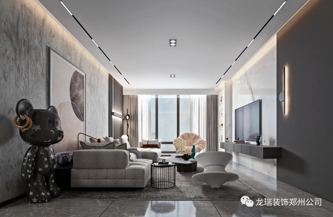 鑫苑鑫城200㎡基辅风格设计丨郑州龙瑞装饰工程有限公司-20